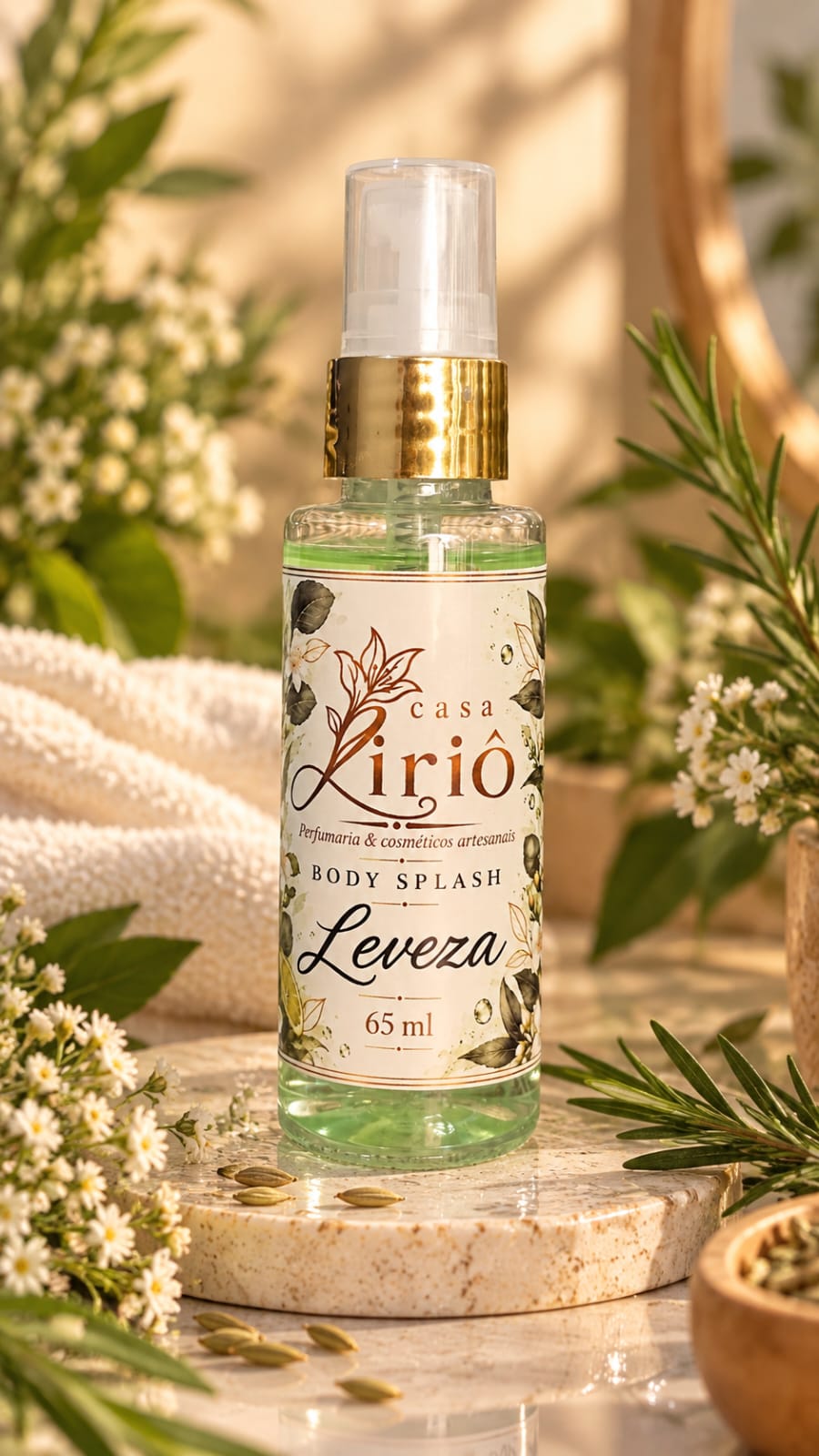 Kit Presenteável Body Splash Leveza 65 ml